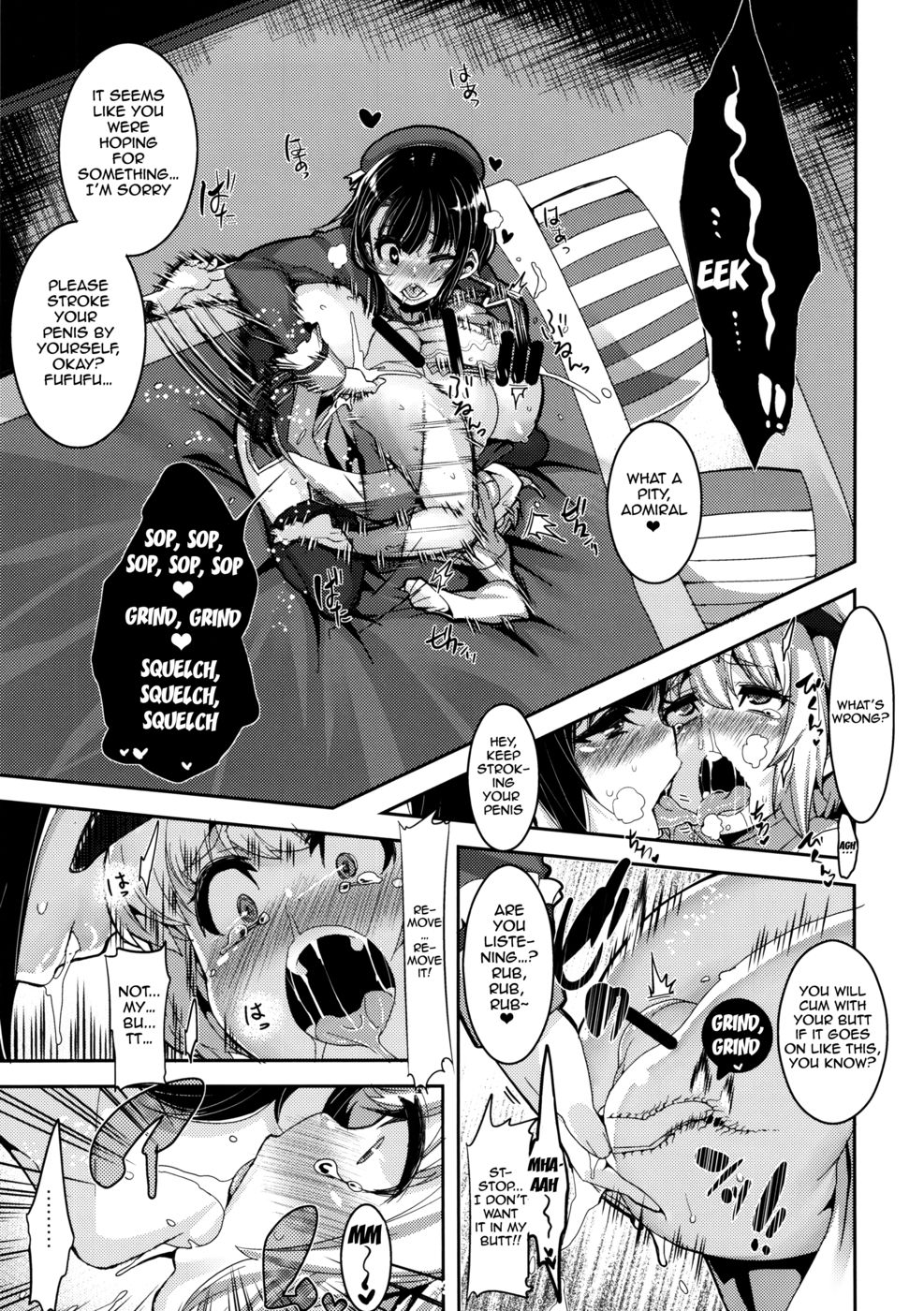 Hentai Manga Comic-Tiny admiral takao-san and atago-san-Read-9